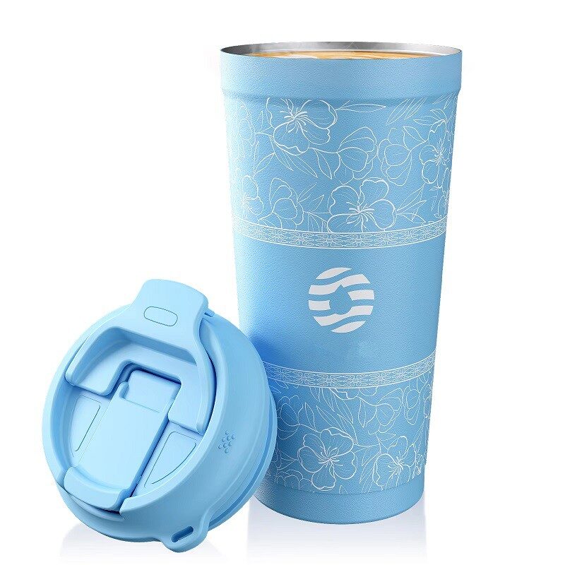 Bloom & Brew 500ml Insulated Tumbler Floral Elegance Series
