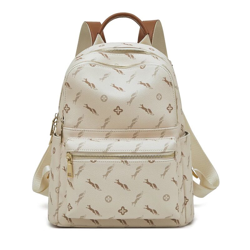 Signature Monogram Print Weekend Trip Backpack
