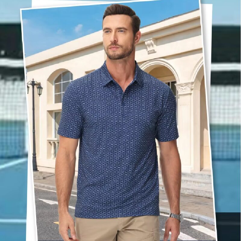 AeroDry Performance Golf Polo T-Shirts Honeycomb