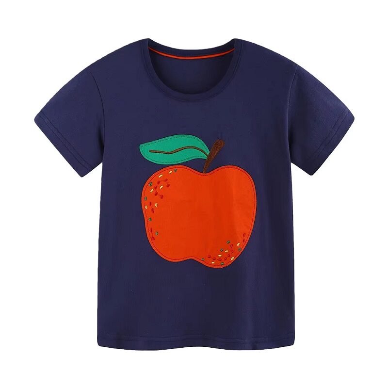 Apple Princess Girls Cute Cotton T-Shirt