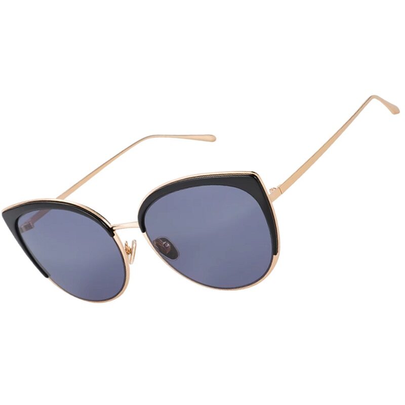 Women Sunglasses Cateye Frame SL 55 Black Lens