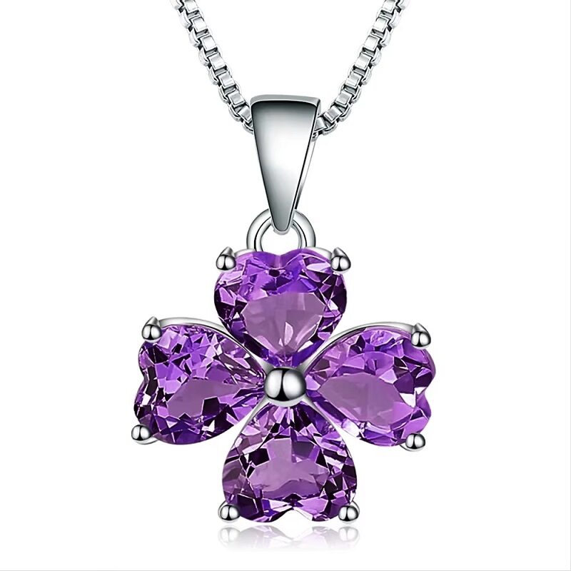 Signature Emerald-Cut Pendant 0.95ct Amethyst Pendant