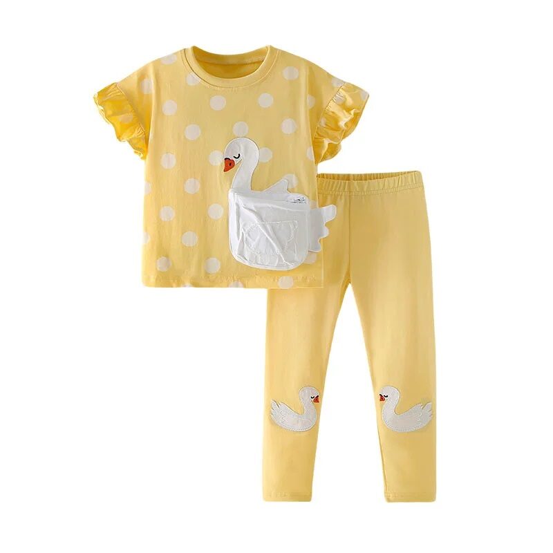 TinyElegance Sunny Swan 2-Piece Set