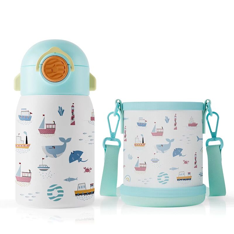 Little Explorer Ocean Adventure 400ml Vacuum Insulated Water Bottle