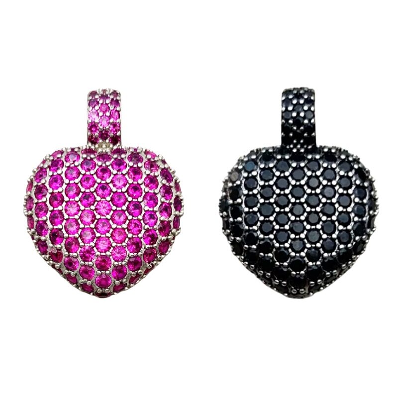 Mythic Charm Celestial Sparkling Heart Crystal