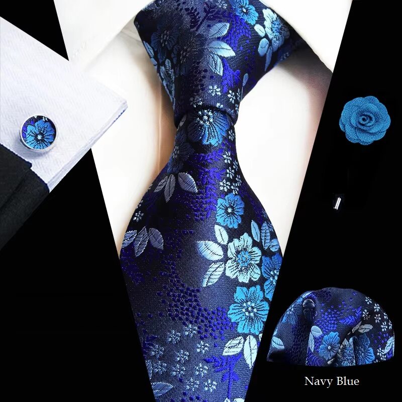 Heritage Botanica Orchid Majesty Floral Necktie Set