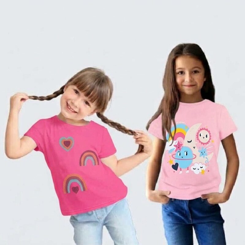 Summer Cloud Breathable Cotton Short-Sleeve T-Shirt