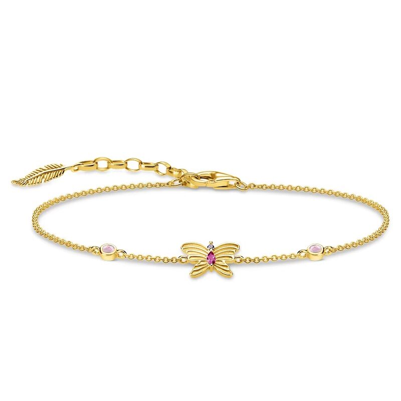 Golden Butterfly Romance Bracelet