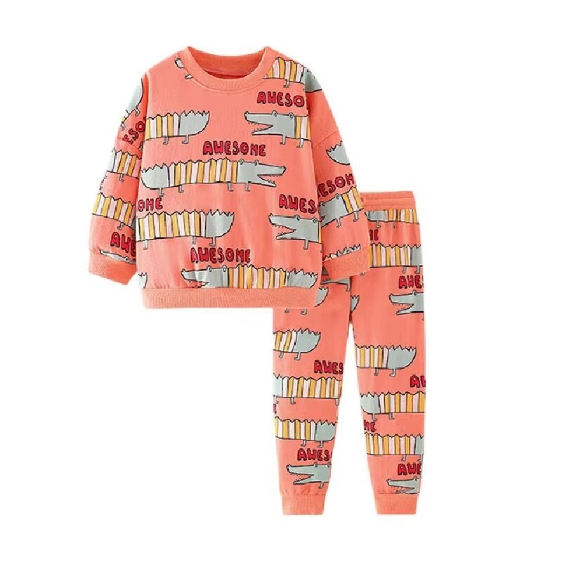 Awesome Graphic Crocs Sweatshirt & Joggers Set
