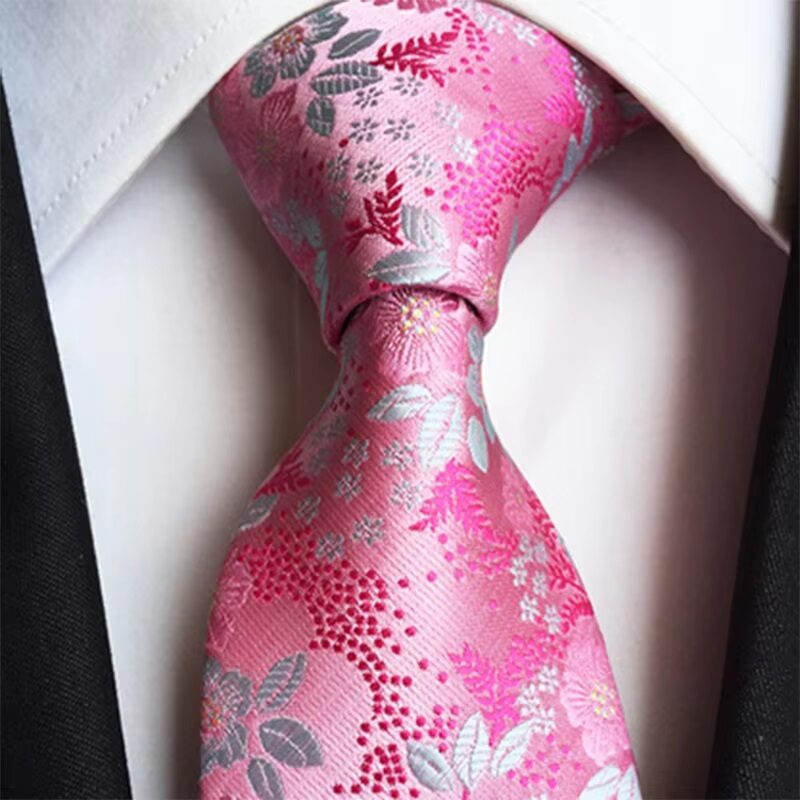 Heritage Botanica Floral Necktie Orchid Wedding 8cm Tie