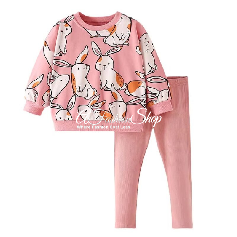 Playroom Premium Spring Bunny Sweatshirts Plus Leggings