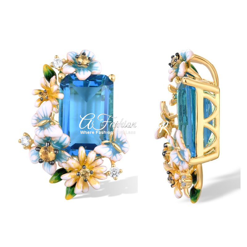 Florere Blue Glass Pendant ONLY