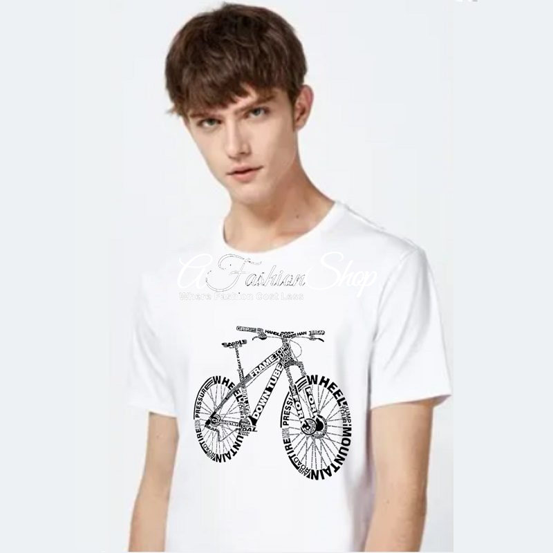 Cotton T-Shirt Let’s Bike More Colors!