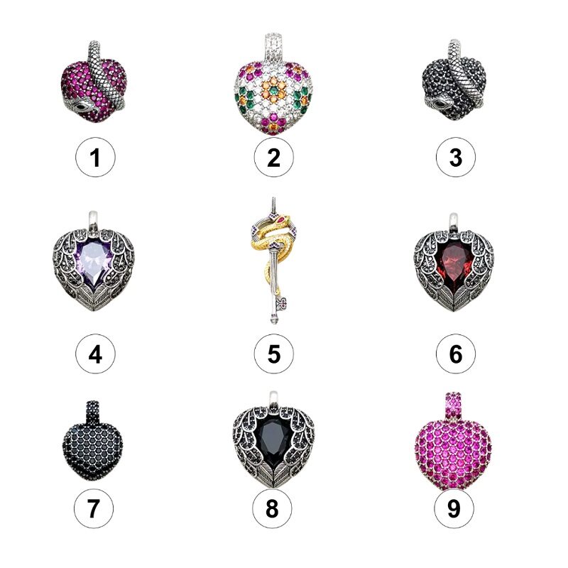 Mythic Heart & Serpent Signature Charms