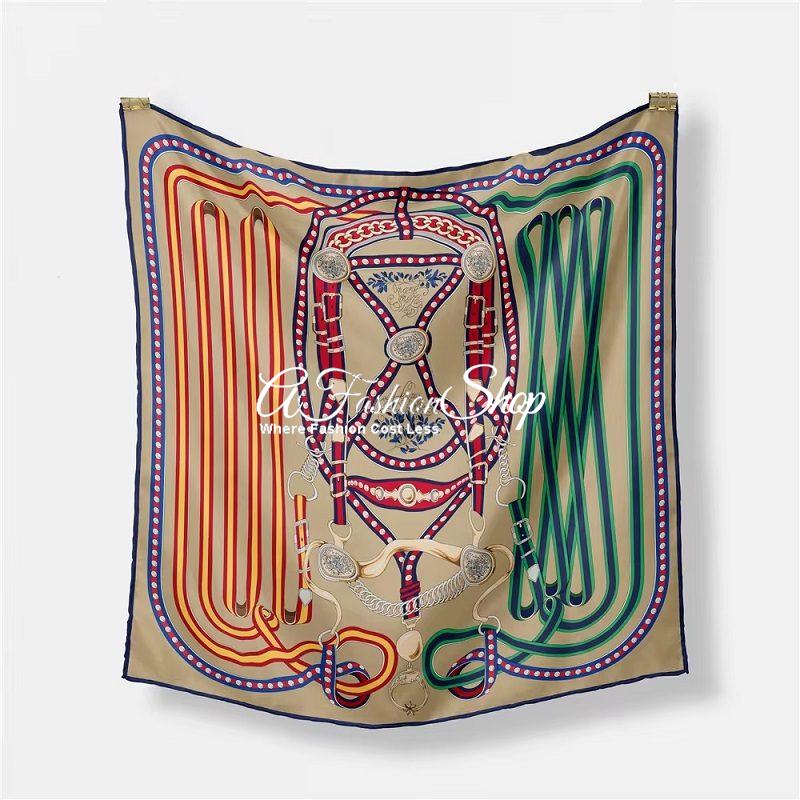 Headscarf Equine Elegance Square Silk
