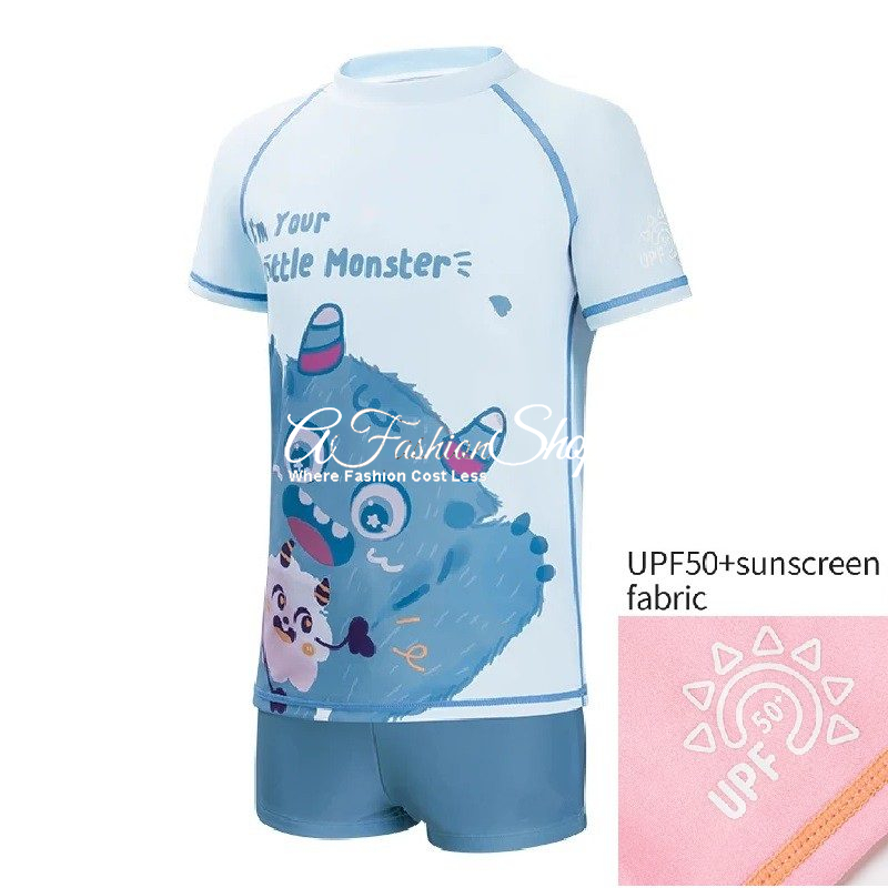 HERMOSA Swimsuit Little Blue Monster Beachwear