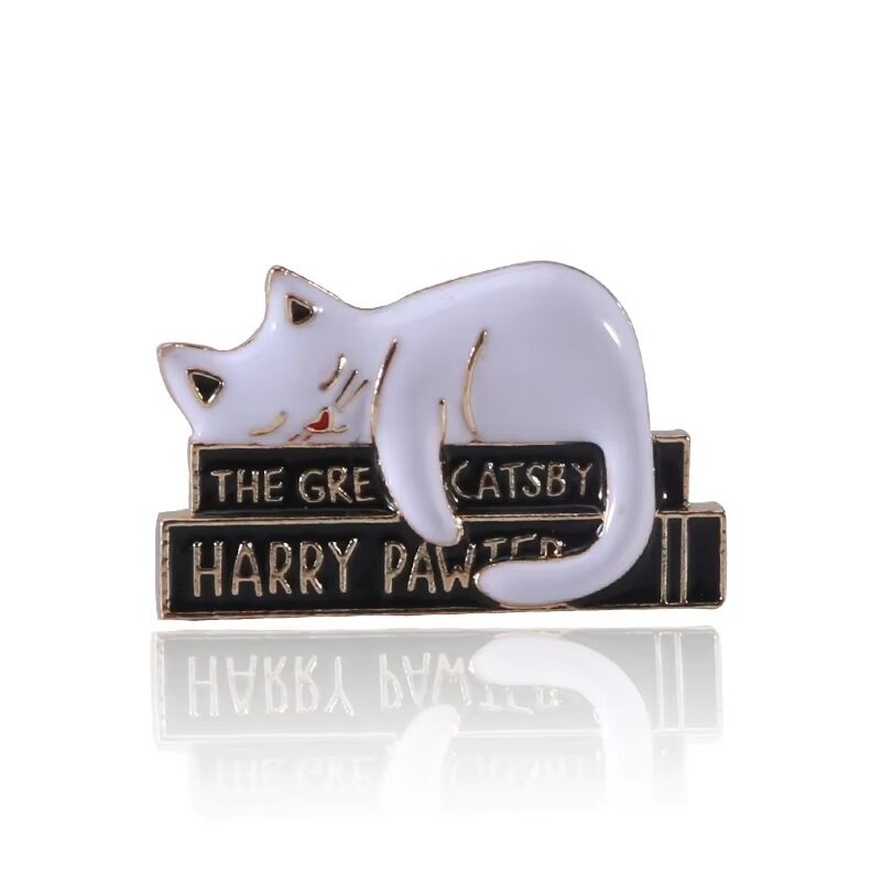 Harry Pawter Famous Cat Brooch Style