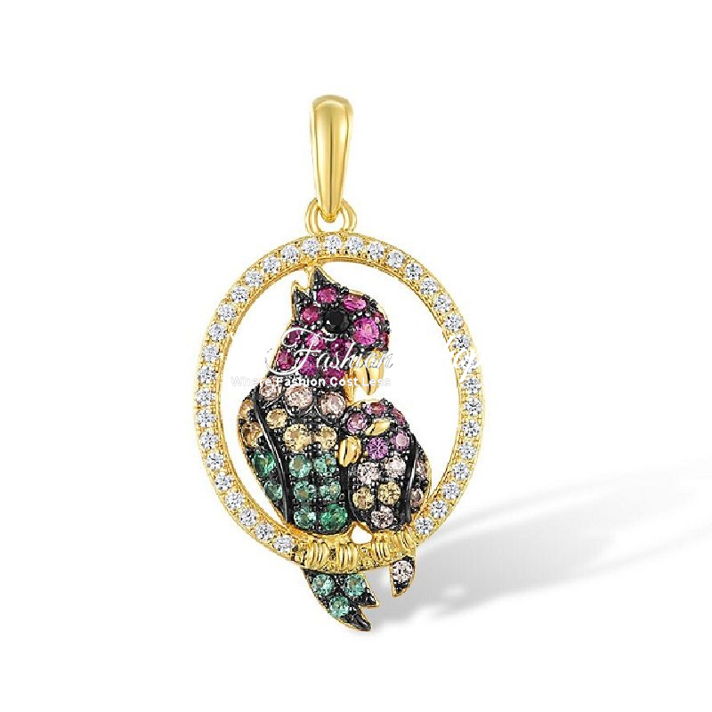 Pepper The Bird Golden Charm Necklace