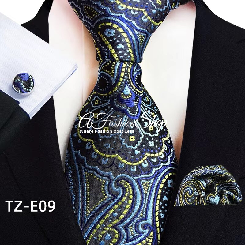 Artisan Paisleys Intricate Floral Print Dress – Black Tie