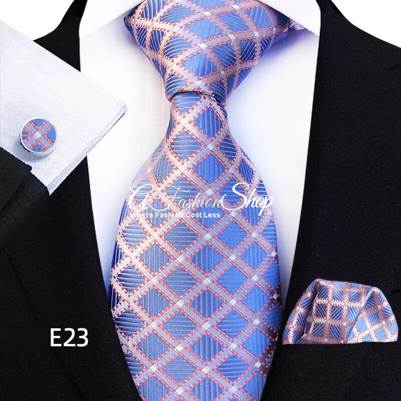 Wedding Necktie: Voyage Monogram Geometric Purple