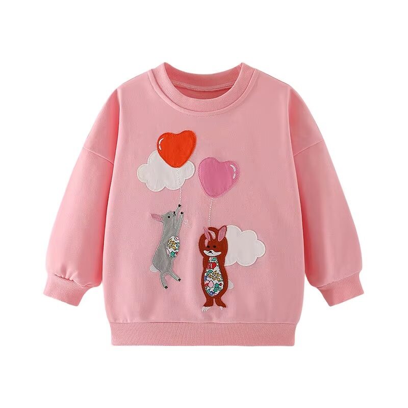 Happy Hearts Pink Sweater