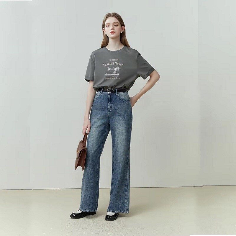 French Dreamer Cotton Graphic T-Shirt