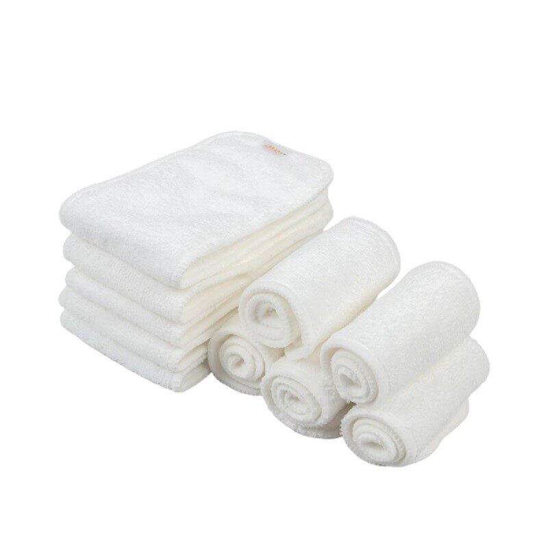 10pcs Microfiber Diaper Inserts Newborn 3-layer