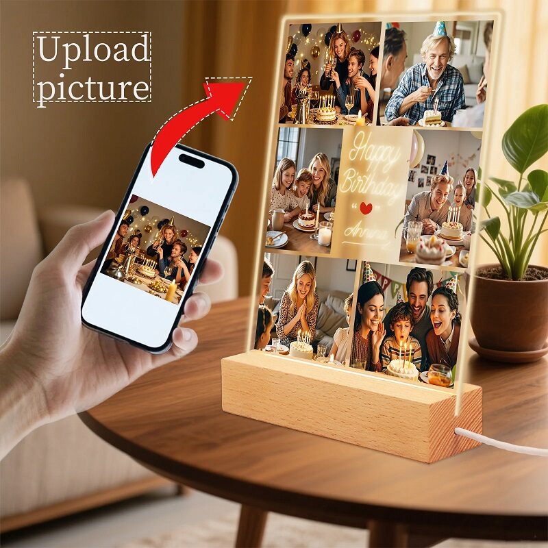 Luminous Memories Personalized Birthday LED Display 6×8