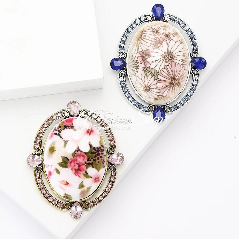 Boho Chic Bridemaids Corsage Brooch – Pink